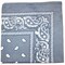 Qraftsy Extra Large Cotton Kerchiefs Paisley And Solid 27X27 Stylish Accessories